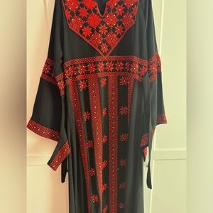 A dress with Palestinian embroidery